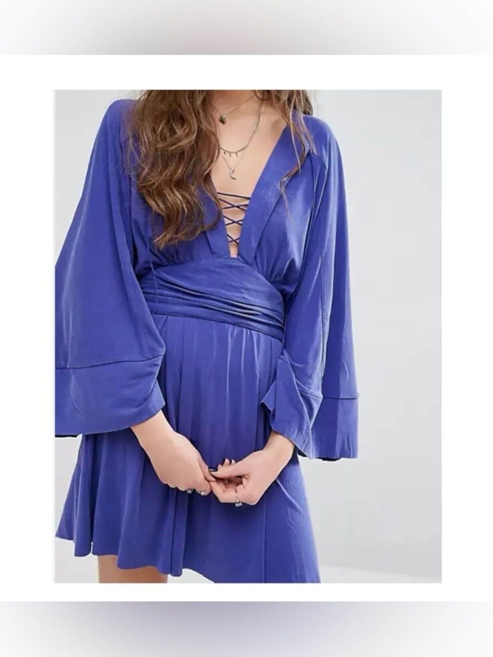 Free People Kimono style Mini dress
